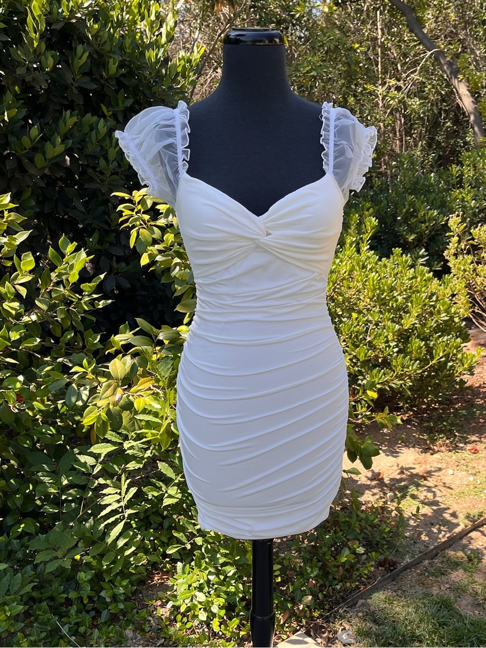 NWT Thatssofetch bodycon fully ruched sheath dress - Size 8